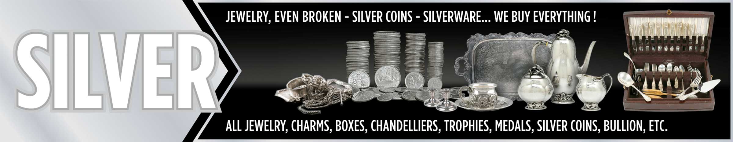 Silver — We buy all silver items