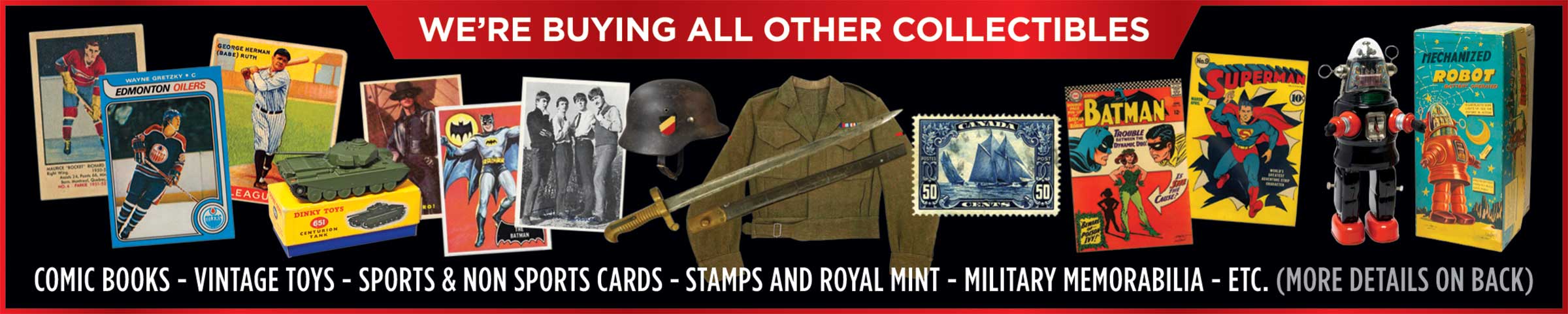 Other Collectibles — stamps, toys, memorabilia